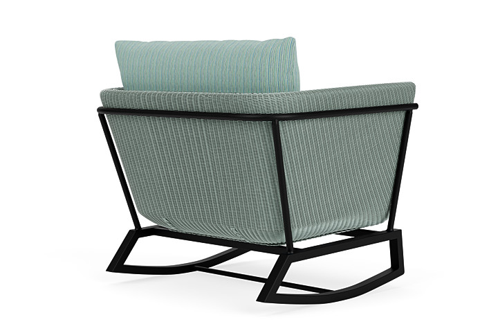 Lloyd Flanders™ Solstice Lounge Rocker - Sea Glass, Ebony