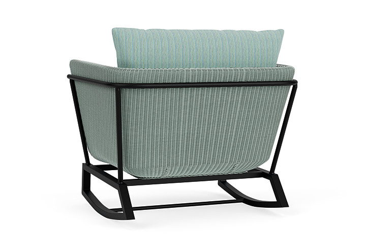 Lloyd Flanders™ Solstice Lounge Rocker - Sea Glass, Ebony