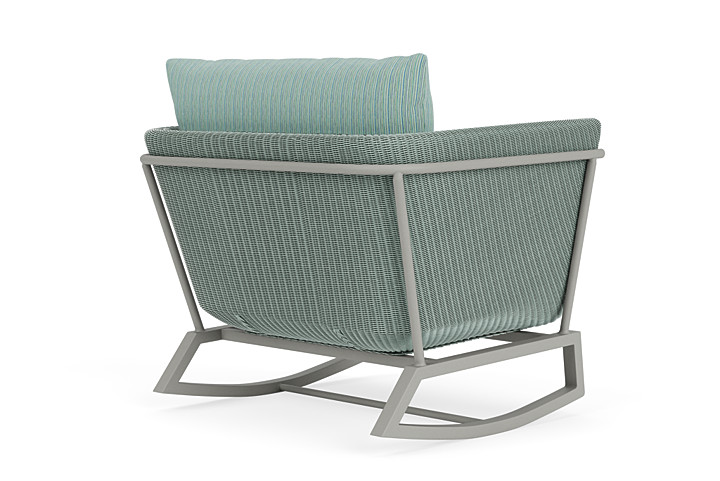 Lloyd Flanders™ Solstice Lounge Rocker - Sea Glass, Platinum