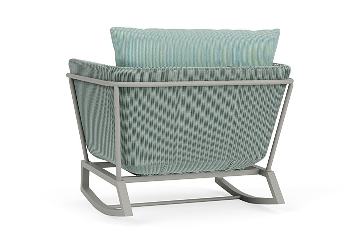 Lloyd Flanders™ Solstice Lounge Rocker - Sea Glass, Platinum