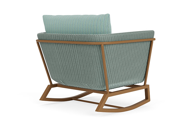 Lloyd Flanders™ Solstice Lounge Rocker - Sea Glass, Hickory