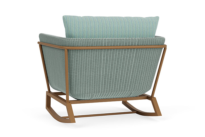 Lloyd Flanders™ Solstice Lounge Rocker - Sea Glass, Hickory