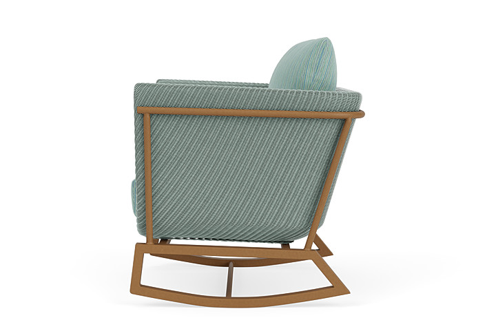 Lloyd Flanders™ Solstice Lounge Rocker - Sea Glass, Hickory