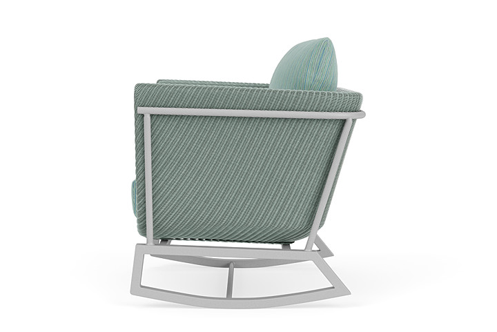 Lloyd Flanders™ Solstice Lounge Rocker - Sea Glass, Metallic Silver