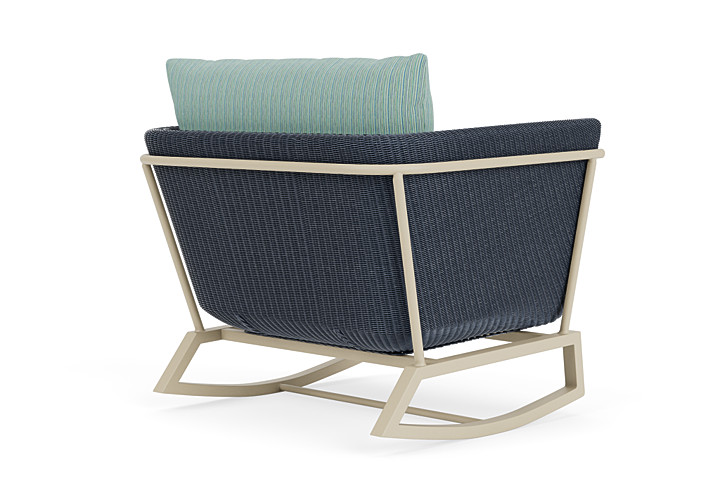 Lloyd Flanders™ Solstice Lounge Rocker - Denim Blue, Linen