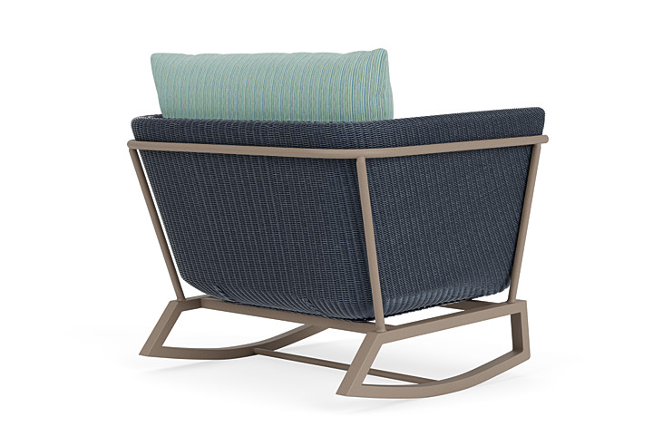 Lloyd Flanders™ Solstice Lounge Rocker - Denim Blue, French Beige