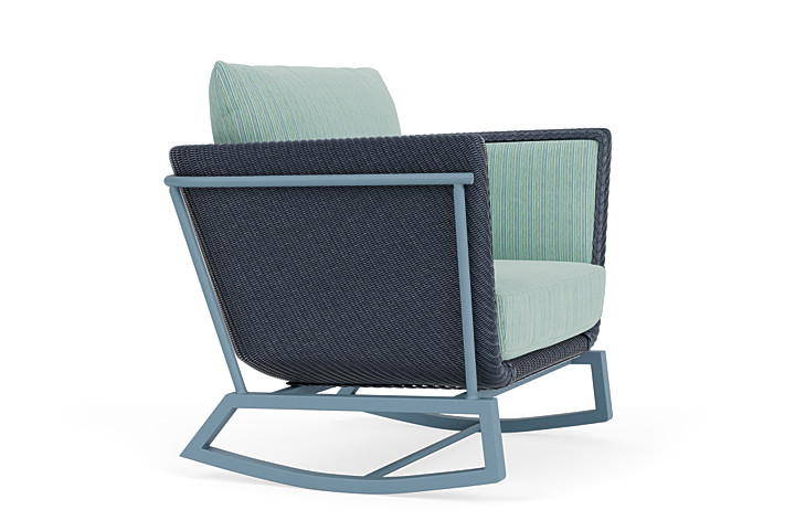 Lloyd Flanders™ Solstice Lounge Rocker - Denim Blue, Stillwater