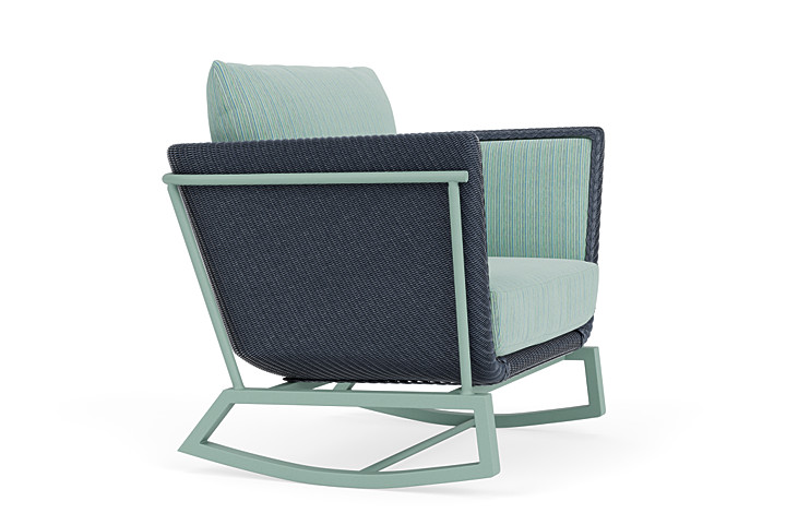 Lloyd Flanders™ Solstice Lounge Rocker - Denim Blue, Sea Glass