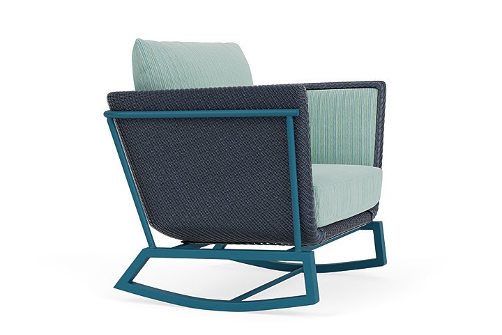 Lloyd Flanders™ Solstice Lounge Rocker - Denim Blue, Peacock