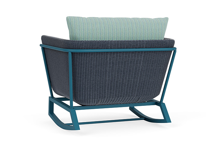 Lloyd Flanders™ Solstice Lounge Rocker - Denim Blue, Peacock