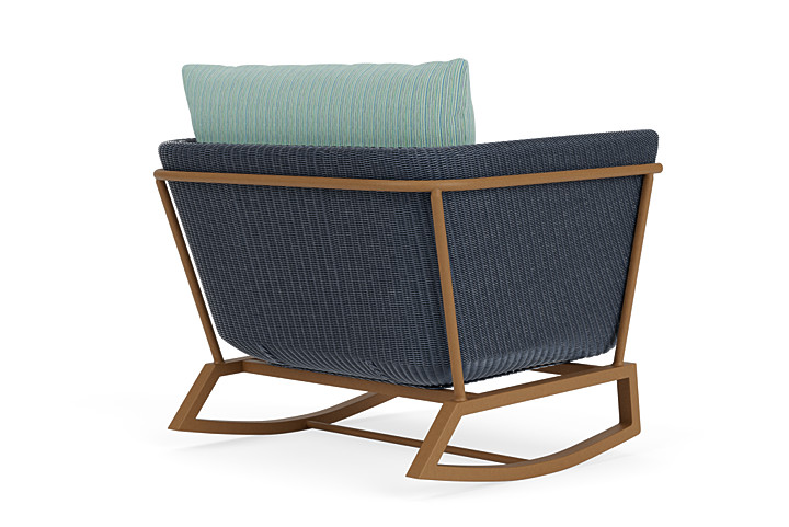 Lloyd Flanders™ Solstice Lounge Rocker - Denim Blue, Hickory