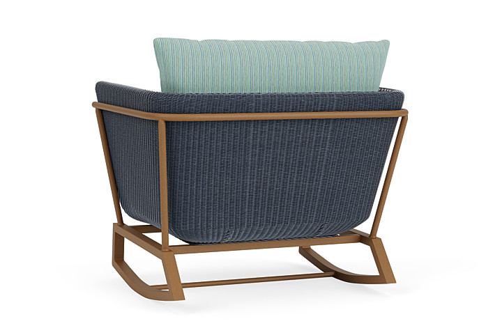 Lloyd Flanders™ Solstice Lounge Rocker - Denim Blue, Hickory