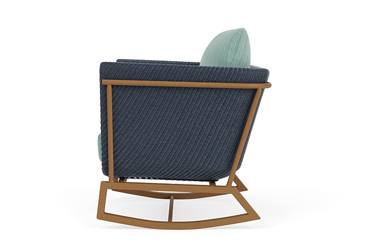 Lloyd Flanders™ Solstice Lounge Rocker - Denim Blue, Hickory