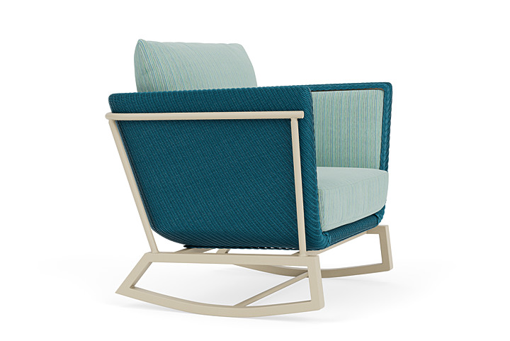 Lloyd Flanders™ Solstice Lounge Rocker - Peacock, Linen