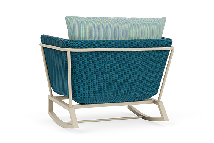 Lloyd Flanders™ Solstice Lounge Rocker - Peacock, Linen