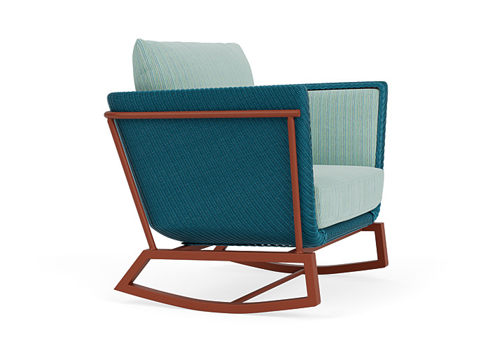 Lloyd Flanders™ Solstice Lounge Rocker - Peacock, Terracotta