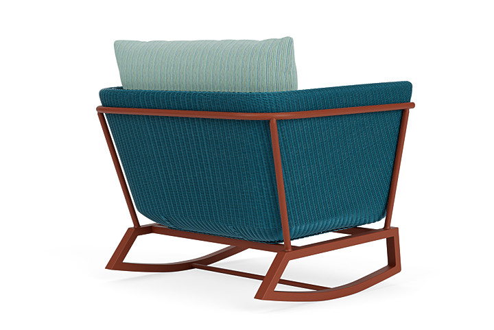 Lloyd Flanders™ Solstice Lounge Rocker - Peacock, Terracotta