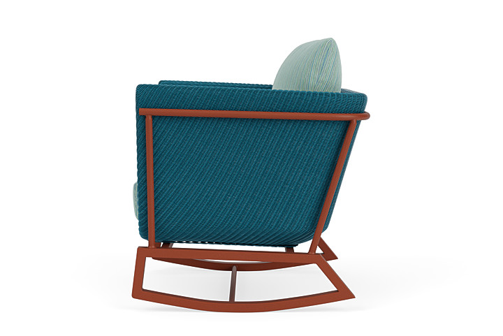 Lloyd Flanders™ Solstice Lounge Rocker - Peacock, Terracotta