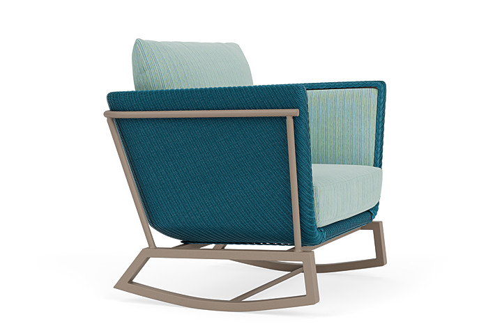 Lloyd Flanders™ Solstice Lounge Rocker - Peacock, French Beige