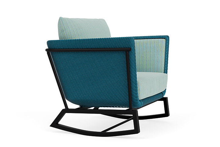 Lloyd Flanders™ Solstice Lounge Rocker - Peacock, Ebony