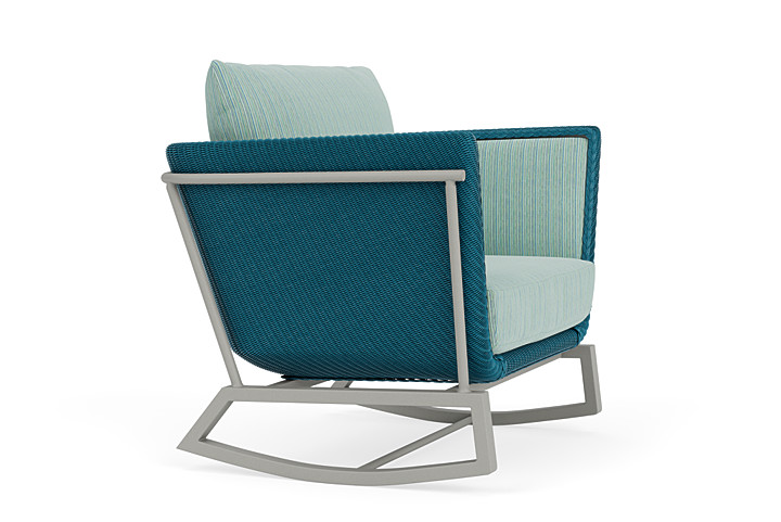 Lloyd Flanders™ Solstice Lounge Rocker - Peacock, Platinum