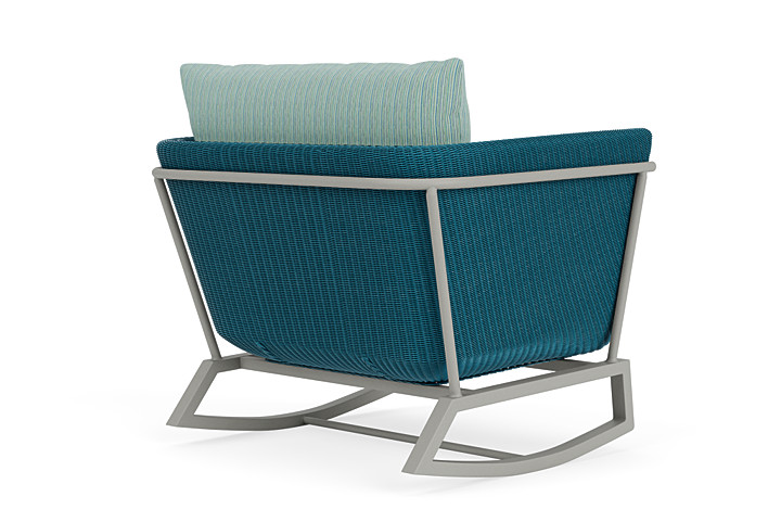 Lloyd Flanders™ Solstice Lounge Rocker - Peacock, Platinum