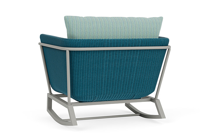 Lloyd Flanders™ Solstice Lounge Rocker - Peacock, Platinum