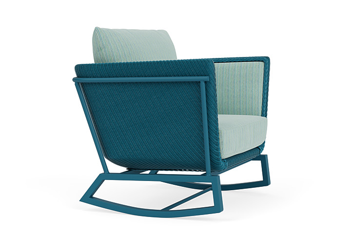 Lloyd Flanders™ Solstice Lounge Rocker - Peacock, Peacock