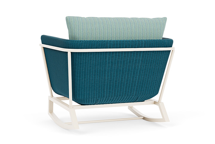 Lloyd Flanders™ Solstice Lounge Rocker - Peacock, Ivory