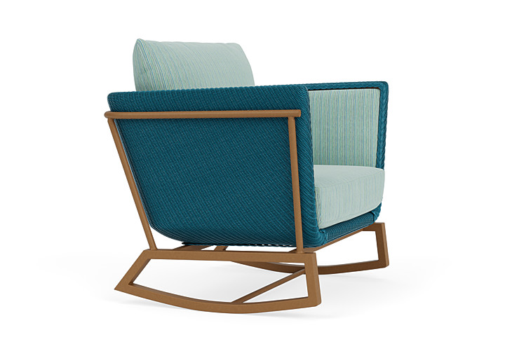 Lloyd Flanders™ Solstice Lounge Rocker - Peacock, Hickory