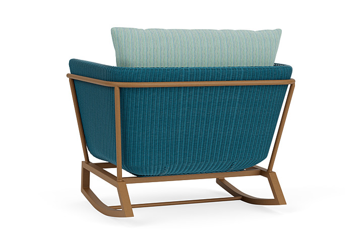 Lloyd Flanders™ Solstice Lounge Rocker - Peacock, Hickory