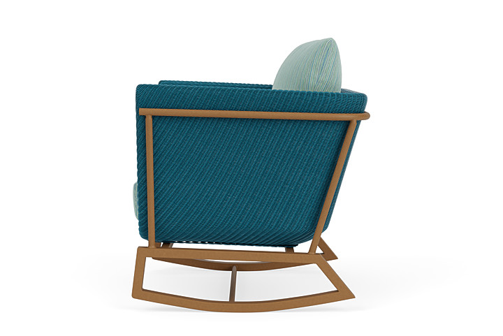 Lloyd Flanders™ Solstice Lounge Rocker - Peacock, Hickory