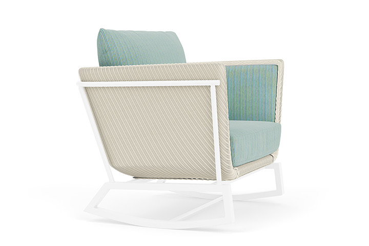 Lloyd Flanders™ Solstice Lounge Rocker - Ivory, White