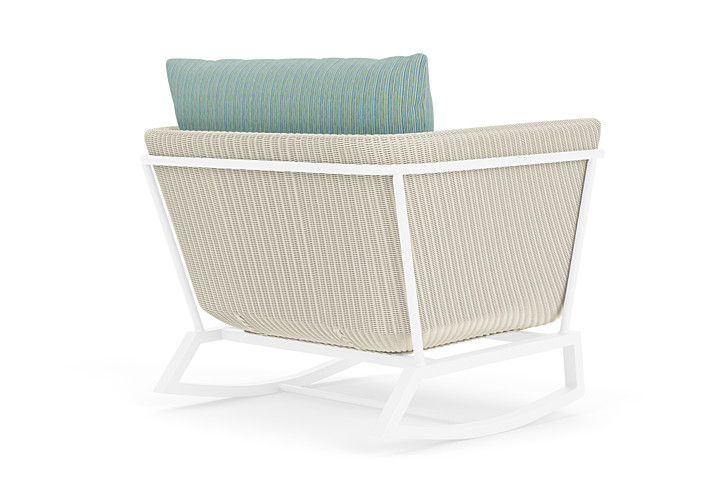 Lloyd Flanders™ Solstice Lounge Rocker - Ivory, White