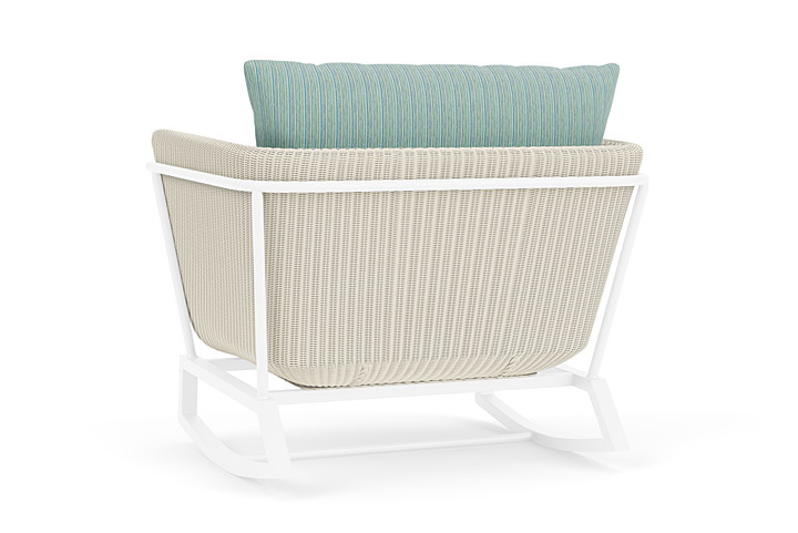 Lloyd Flanders™ Solstice Lounge Rocker - Ivory, White