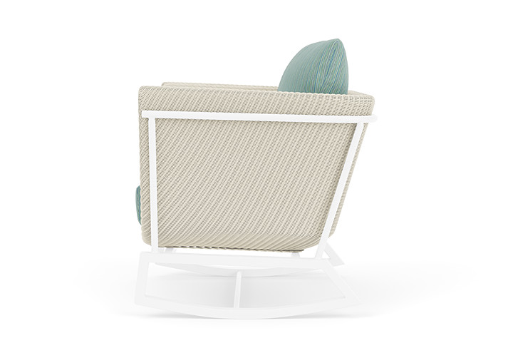 Lloyd Flanders™ Solstice Lounge Rocker - Ivory, White