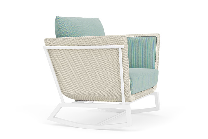 Lloyd Flanders™ Solstice Lounge Rocker - Ivory, Matte White