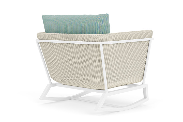 Lloyd Flanders™ Solstice Lounge Rocker - Ivory, Matte White