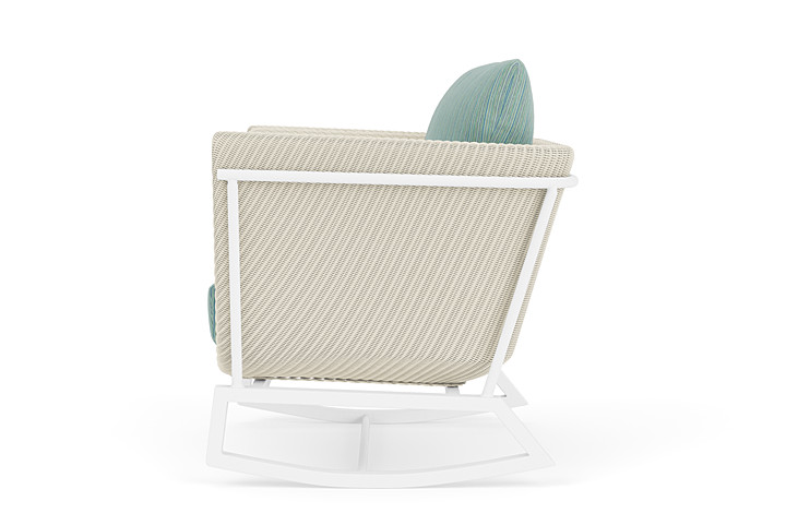 Lloyd Flanders™ Solstice Lounge Rocker - Ivory, Matte White