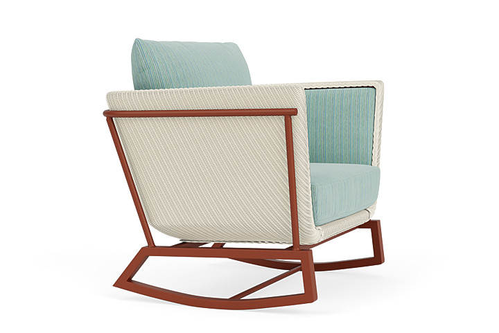 Lloyd Flanders™ Solstice Lounge Rocker - Ivory, Terracotta