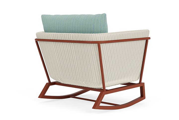 Lloyd Flanders™ Solstice Lounge Rocker - Ivory, Terracotta