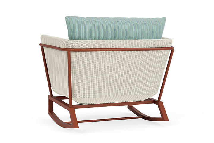 Lloyd Flanders™ Solstice Lounge Rocker - Ivory, Terracotta