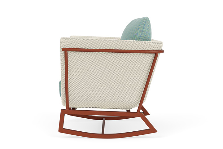 Lloyd Flanders™ Solstice Lounge Rocker - Ivory, Terracotta