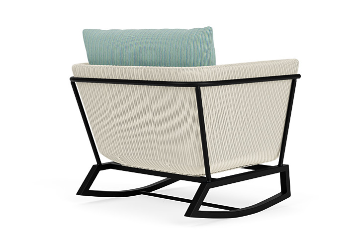 Lloyd Flanders™ Solstice Lounge Rocker - Ivory, Ebony