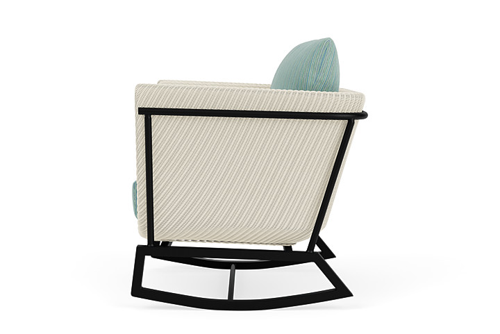 Lloyd Flanders™ Solstice Lounge Rocker - Ivory, Ebony