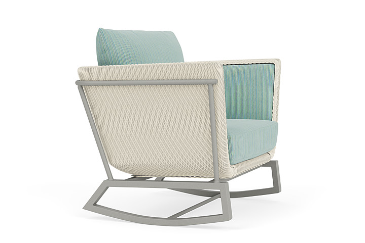 Lloyd Flanders™ Solstice Lounge Rocker - Ivory, Platinum