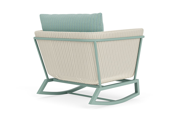 Lloyd Flanders™ Solstice Lounge Rocker - Ivory, Sea Glass