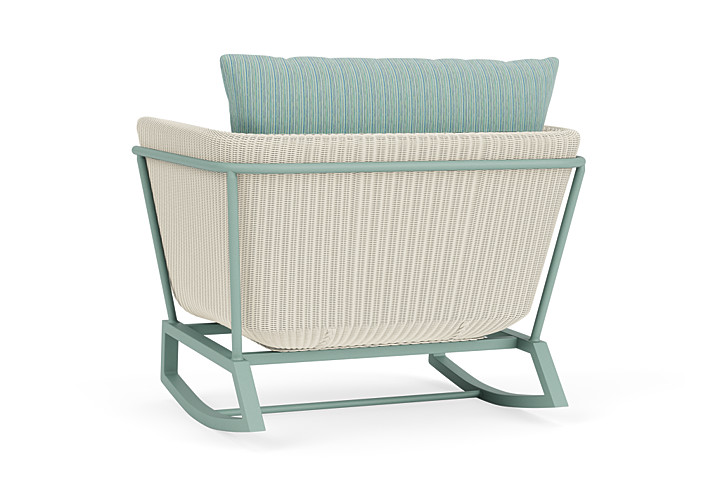 Lloyd Flanders™ Solstice Lounge Rocker - Ivory, Sea Glass