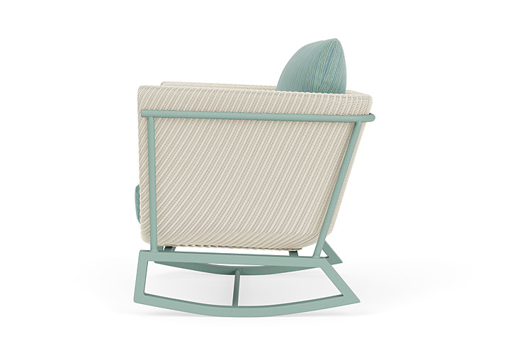 Lloyd Flanders™ Solstice Lounge Rocker - Ivory, Sea Glass