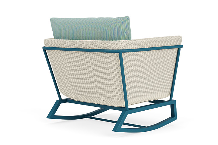 Lloyd Flanders™ Solstice Lounge Rocker - Ivory, Peacock